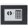 Coffre-fort numérique électronique Gris Foncé 23x17x17 cm Acier 