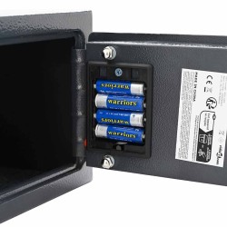 Coffre-fort numérique électronique Gris Foncé 23x17x17 cm Acier 