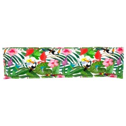 Coussin pour Banc Jungle Tropical 150x40x8 cm en Tissu Oxford 