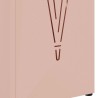 Porte-parapluies Rose Métal Moyen Rectangulaire Moderne 