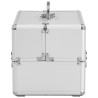 Mallette à maquillage 22x30x21 cm Argenté Aluminium  