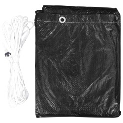 Housses de salon de jardin 2 pcs 10 œillets 325x90 cm 