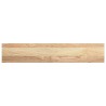 Appuis de fenêtre 2 pcs non traité 80x15x2 cm bois chêne massif 