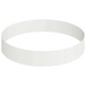 Pot en métal Acier/blanc Acier recouvert de poudre Grand Simple 