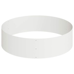 Pot en métal Acier/blanc Acier recouvert de poudre Grand Simple 