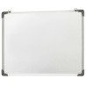 Tableau blanc magnétique effaçable à sec Blanc 90x60 cm Acier 