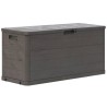 Boîte de rangement de jardin 280 L Marron 