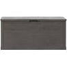 Boîte de rangement de jardin 280 L Marron 