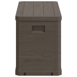 Boîte de rangement de jardin 280 L Marron 