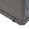 Boîte de rangement de jardin 280 L Marron 