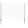 Poteaux de clôture 5 pcs U-Channel Vert 150 cm Acier 