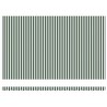 Tissu de Remplacement de Store pour Cadre de 5x3,5 m Vert et Blanc 