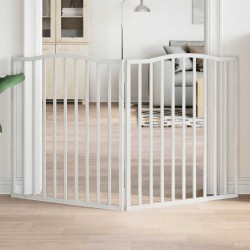 Barrière pour chien pliable 2 panneaux 160 cm bois de peuplier 