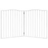 Barrière pour chien pliable 2 panneaux 160 cm bois de peuplier 