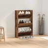 Cabinets à chaussures muraux Vieux bois 60 x 18 x 60 cm 