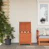 Boîte de rangement jardin marron 50x49x56,5cm bois massif sapin 