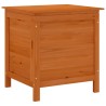 Boîte de rangement jardin marron 50x49x56,5cm bois massif sapin 