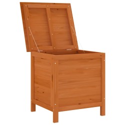 Boîte de rangement jardin marron 50x49x56,5cm bois massif sapin 