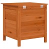 Boîte de rangement jardin marron 50x49x56,5cm bois massif sapin 