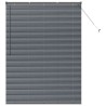 Store de Fenêtre Gris foncé 135 x 175 cm Aluminium 
