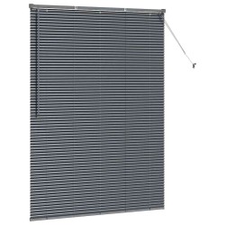 Store de Fenêtre Gris foncé 135 x 175 cm Aluminium 
