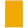 Support de parapluie jaune moutarde , 28x12x41 cm, en acier 