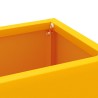 Support de parapluie jaune moutarde , 28x12x41 cm, en acier 