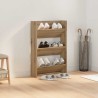 Cabinets à chaussures muraux chêne artisanal 60 x 18 x 60 cm 