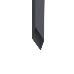 Panneau décoratif de jardin Anthracite 50 x 140 cm 