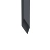 Panneau décoratif de jardin Anthracite 50 x 140 cm 