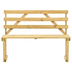 Banc de jardin 120 cm Bois de pin imprégné 