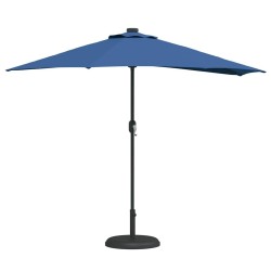 Parasol de jardin Azur 294 x 150 x 224 cm tissu 