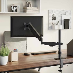 Bras pour moniteur unique 27 pouces max ressort à gaz 10 kg 