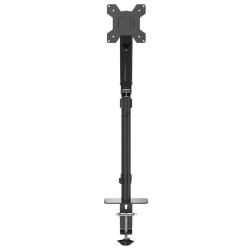 Bras pour moniteur unique 27 pouces max ressort à gaz 10 kg 