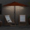 Parasol de jardin Couleur terre cuite 294 x 150 x 224 cm tissu 