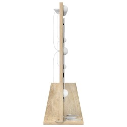 Miroir de maquillage Chêne Sonoma MDF, Verre 100 x 55 x 18 cm 