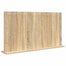 Miroir de maquillage Chêne Sonoma MDF, Verre 100 x 55 x 18 cm 