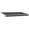 Store avec Store Anthracite 350 x 200 x 120 cm Tissu, Métal 