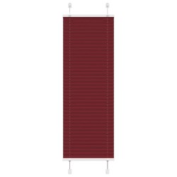 Store plissé rouge bordeaux 40x100 cm largeur du tissu 39,4 cm 