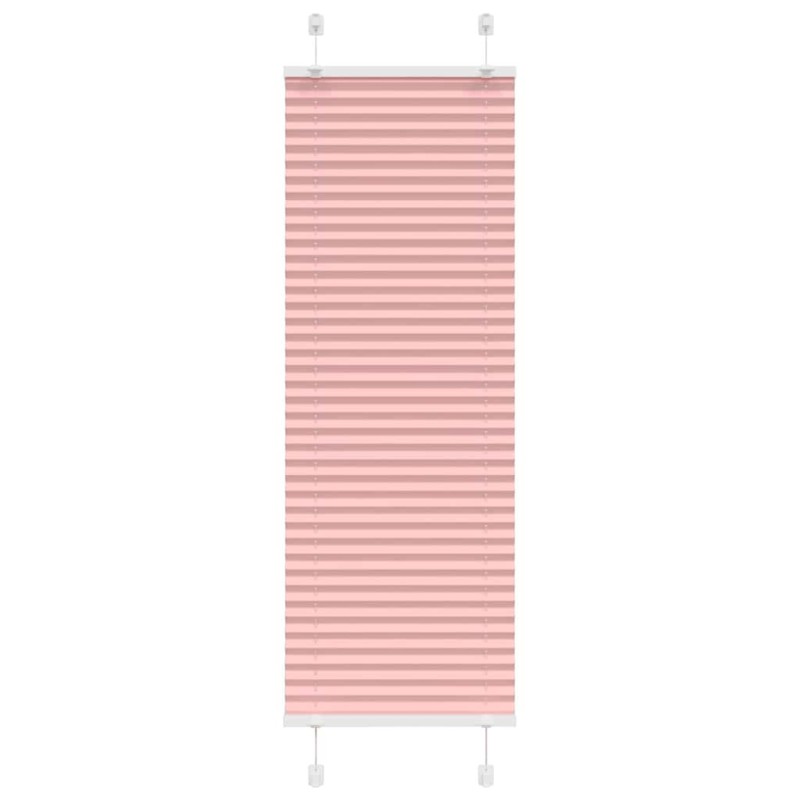 Store plissé rose 40x100 cm largeur du tissu 39,4 cm polyester 