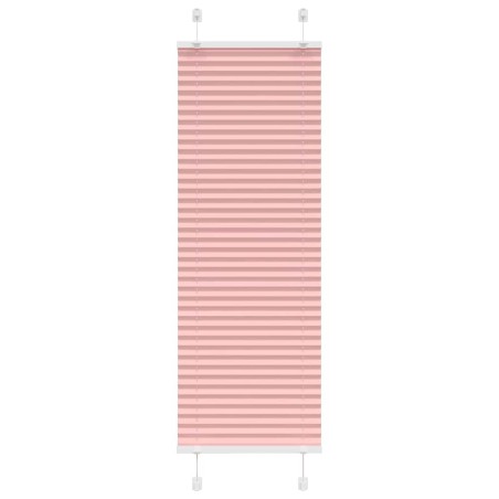 Store plissé rose 40x100 cm largeur du tissu 39,4 cm polyester 