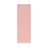 Store plissé rose 40x100 cm largeur du tissu 39,4 cm polyester 