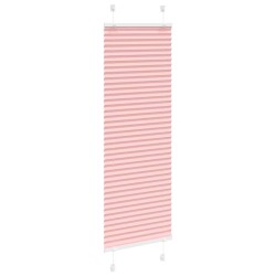 Store plissé rose 40x100 cm largeur du tissu 39,4 cm polyester 