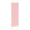 Store plissé rose 40x100 cm largeur du tissu 39,4 cm polyester 