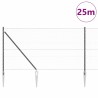 Ensemble de Clôtures 2 Pièces Gris Métal Standard Durable 