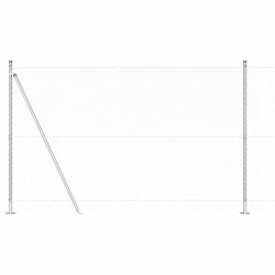 Clôture Hexagonale 1,6x25 m en Acier Galvanisé 