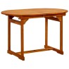 Table à dîner de jardin (120-170)x80x75 cm Bois d'acacia massif 