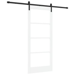 Porte coulissante avec le set de quincaillerie 'ORKDAL'blanche 86x198,5 cm 