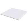 Coussins de Matelas Blanc 200 x 200 cm Polyester sans colle 