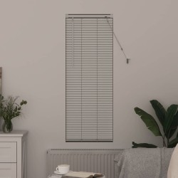 Store de Fenêtre avec des rideaux Autre Blanc 80 x 130 cm Aluminium 